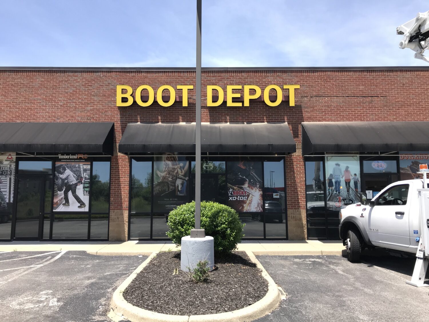 Boot Depot Channel Letter Sign- Exterior